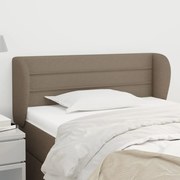 vidaXL Κεφαλάρι με Πτερύγια Taupe 83 x 23 x 78/88 εκ. Υφασμάτινο
