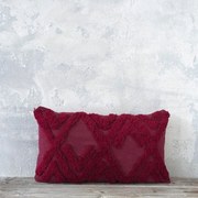 Μαξιλάρι Διακοσμητικό (Με Γέμιση) Amadeo Red Nima 30X60 100% Βαμβάκι