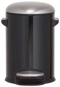 Κάδος Απορριμμάτων Cosmic 3L Black Sealskin Ανοξείδωτο Ατσάλι