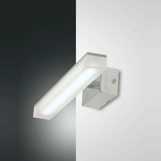 Φωτιστικό Τοίχου - Απλίκα Led Saura 3362-21-138 Chrome Fabas Luce Μέταλλο