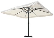 Intrahome Ομπρέλα επαγγελματική Shoreline Intrahome μονοκόμματος ιστός αλουμίνιο-μπεζ ύφασμα 4x4x2.9m | SKU: INTRAPA-329111134