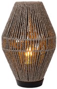 Φωτιστικό Επιτραπέζιο Lucide 34543-01-36 CORDULLE Γκρι (Grey)|Μαύρο Ματ (Black Mat)