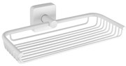 Σαπουνοθήκη Σχαρωτή Quattro 430466 23x14x5,5cm White Mat Karag Ανοξείδωτο Ατσάλι