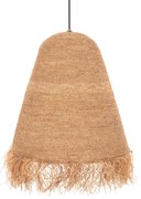 ΦΩΤΙΣΤΙΚΟ ΟΡΟΦΗΣ ΚΡΕΜΑΣΤΟ  RATTAN ΣΕ ΦΥΣΙΚΟ Φ100x100-103Υεκ. 100x100x103 εκ.