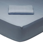 Σεντόνι King Size Με Λάστιχο (180x200+35)Das Home Best Line Μπλε