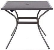 Τραπέζι Uranus 130035 88x88x74cm Silver Soulworks