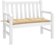 vidaXL Μαξιλάρια Πάγκου Κήπου Μπεζ Μελανζέ 100x50x7 εκ. Ύφασμα