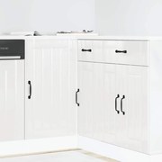 vidaXL Ντουλάπι βάσης νεροχύτη "Lucca" High Gloss White