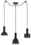 Κρεμαστό Φωτιστικό Οροφής 3xE27 Μαύρο Adept Flex 77-8914 Homelighting-77-8914-Μαύρο 77-8914
