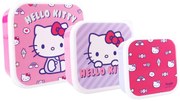 Φαγητοδοχεία (Σετ 3τμχ) Vado Bags Hello Kitty Fresh Bites