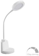 Φωτιστικό Γραφείου Αφής LED 7W Πλαστικό Dimmable 420lm ΦOS_ME-17-00114-1-Λευκό 17-00114-1