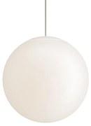 Κρεμαστό Φωτιστικό Οροφής 1xΕ27 Λευκό Φ30cm Sferis LL7130 Zafferano -LL7130-Λευκό LL7130