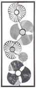 Διακοσμητικό Τοίχου (25x61) A-S Flower Silver 148279C