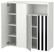 SMASTAD/PLATSA σύνθεση αποθήκευσης με 3 συρτάρια, 120x42x123 cm 695.499.83