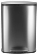 Κάδος Απορριμμάτων (44x37.4x61.1) Estia 50lt Soft Close Inox 01-20927