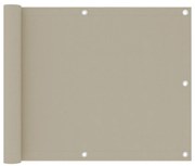 Διαχωριστικό Βεράντας Μπεζ 75 x 500 εκ. Ύφασμα Oxford 134938
