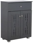 Παπουτσοθήκη-Ντουλάπι Iantha Ξύλινη Γκρι 60x33x84εκ.