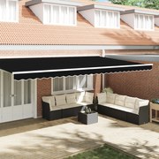 vidaXL Τέντα Βαλάντσα για σκελετό 6 μ Μαύρη 5.8x0.2 μ
