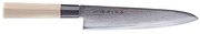Μαχαίρι Chef Shippu FD-594 21cm Από Δαμασκηνό Ατσάλι Silver-Natural Tojiro Ατσάλι,Ξύλο