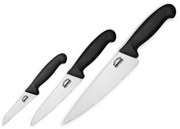 Μαχαίρια Butcher SBU-0220 (Σετ 3τμχ) Black Samura Ανοξείδωτο Ατσάλι