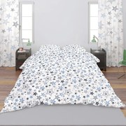 Σετ Σεντόνια Υπέρδιπλα 220x240 Star - Blue/Grey 1935315507312354