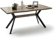 ΤΡΑΠΕΖΙ ΚΑΦΕ ΞΥΛΟ / ΜΕΤΑΛΛΟ 160x90x76