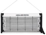 Λαμπτήρας εντόμων Rosberg R51770E, Μέχρι 35 m2, 30W, Υπεριώδες φως, Χαμηλός θόρυβος, Λευκό/Μαύρο