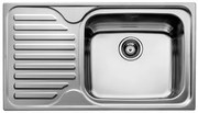 Teka CLASSIC 1B 1D MAX SUPER BOWL Ανοξείδωτος Λείος Ένθετος Νεροχύτης με Ποδιά Δεξιά 60 cm