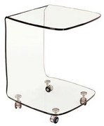 Τραπεζάκι Βοηθητικό Trolley Glasser 45x45x60cm ΕΜ726,1