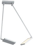 Φωτιστικό Οροφής Book LED-BOOK-PL-GR 2x17W Led 15-200x85cm Grey Luce Ambiente Design Αλουμίνιο