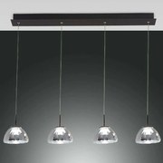 Φωτιστικό Οροφής - Ράγα Lucille 3764-48-126 87x6x9,5cm Dim Led 3000lm 28W Grey Fabas Luce