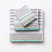 Πετσέτες Rainbow (Σετ 3τμχ) White-Green Benetton Σετ Πετσέτες 70x140cm 100% Cotton
