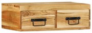 Επίτοιχο ντουλάπι τηλεόρασης 60x30x19 cm Μασίφ ξύλο ακακίας - Καφέ