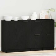 vidaXL Μπουφές Μαύρη Οξυά 180 x 30 x 70 εκ Επεξεργασμένο ξύλο