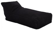 Πουφ Alok μαύρο με UV protection 140x70x60Υ εκ.