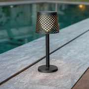 Φωτιστικό Ηλιακό Greta 5 Σε 1 LUMGRE080NXSWNW Φ16x80cm Led 80Lm 3000K Black New Garden