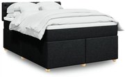 ΚΡΕΒΑΤΙ BOXSPRING ΜΕ ΣΤΡΩΜΑ ΜΑΥΡΟ 160X200 ΕΚ. ΥΦΑΣΜΑΤΙΝΟ 3286740