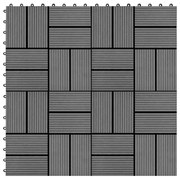 vidaXL Πλακάκια Deck 22 τεμ. Γκρι 30 x 30 εκ. 2 μ² από WPC