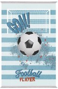 ΠΑΙΔΙΚΟ ΧΑΛΙ ΜΕ ΚΡΟΣΙΑ GOAL ΜΠΛΕ HM7679.21 120Χ180 εκ.