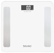 Smart Ψηφιακή Ζυγαριά Με Λιπομετρητή Έως 180kg Λευκή BRN-0058 BRUNO BRN-0058