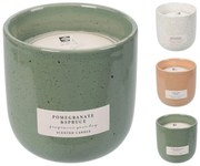 Αρωματικό Κερί Mellow CC5071510 Σε κεραμικό δοχείο 9 x 9.3 cm, σε 3 επιλογές αρώματος white/peppermint, green/pomegranate, pink/avocado milk.