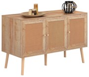 ΜΠΟΥΦΕΣ ΜΕΛΑΜΙΝΗΣ COLM- ΣΥΝΘ. RATTAN ΣΤΙΣ ΠΟΡΤΕΣ HM9220.11 120Χ39Χ70Υεκ.