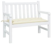 vidaXL Μαξιλάρι Πάγκου Κήπου Κρεμ 100x50x7 εκ. Ύφασμα Oxford