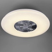 Ανεμιστήρας Οροφής Visby R62402906 Με Φως Led 3000 - 6500Κ Και Τηλεχειριστήριο D75x21cm White RL Lighting Διάμετρος 75cm