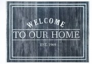 Sdim Αντιολισθητικό Πατάκι Εισόδου Ecomat Tradition 730 Welcome To Our Home 45x60εκ.