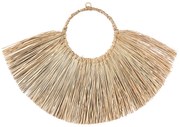 Wall decor S Line 68cm από άχυρο S1791-00N3