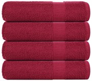 Πετσέτες μπάνιου FROGN 4 τμχ Bordeaux 70x140 εκ. 360 gsm