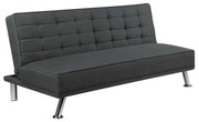 Καναπές Κρεβάτι EUROPA Ύφ.Ανθρακί 176x82x80cm Bed:176x102x40cm