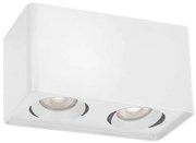 Φωτιστικό Οροφής - Σποτ Arion 4279900 18x9,5x9,5cm 2xGU10 50W White Viokef