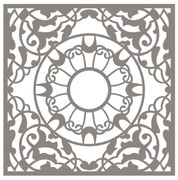 Intra απο ξύλο plywood 3mm-4mm πάχος - Γεωμετρική διανυσματική τέχνη Mandala Δίασταση 30x30 cm Intraeaxys-eo0yl97g